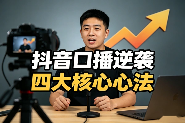 素人抖音口播逆袭四大核心心法