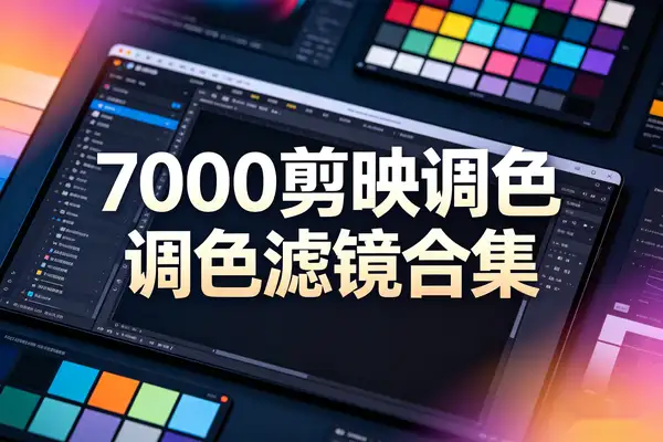 7000+剪映lut调色预设/滤镜合集一键调色轻松省时