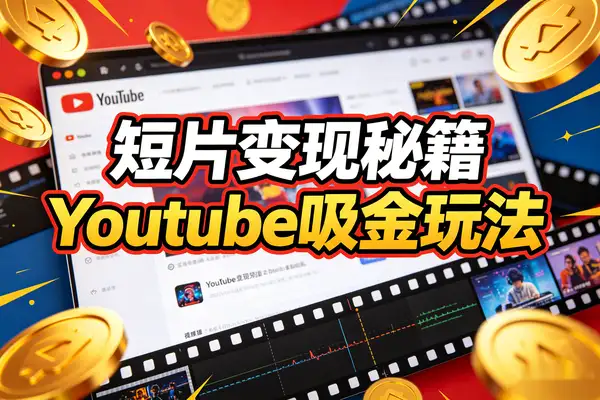 AI短片变现秘籍解锁Youtube吸金新玩法