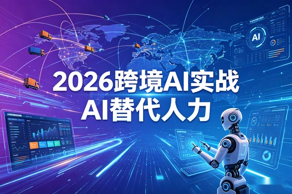 2026跨境AI实战课AI替代人力跑通流程