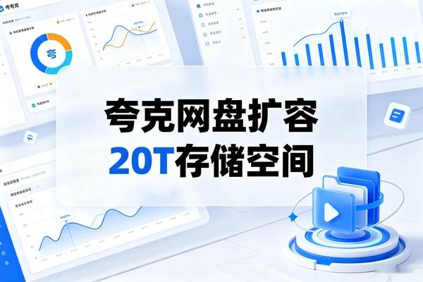 夸克网盘扩容 20T存储空间