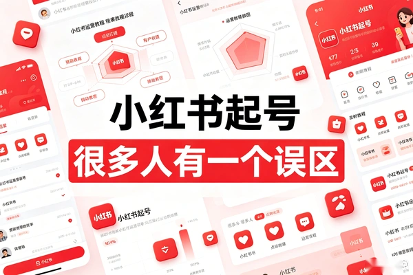 小红书起号误区